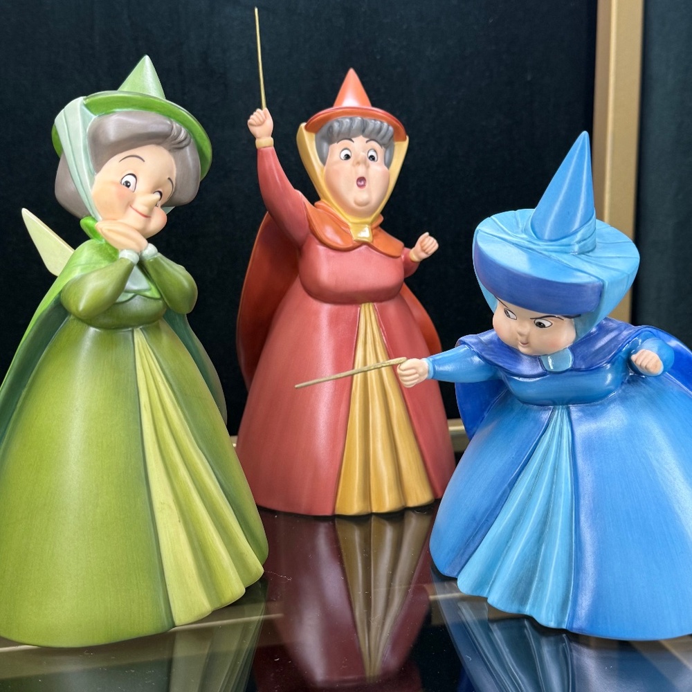 WDCC Sleeping Beauty Fairies Figurines *Retired* Excellent Condition!